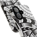 Black and White Tatau Phone Case