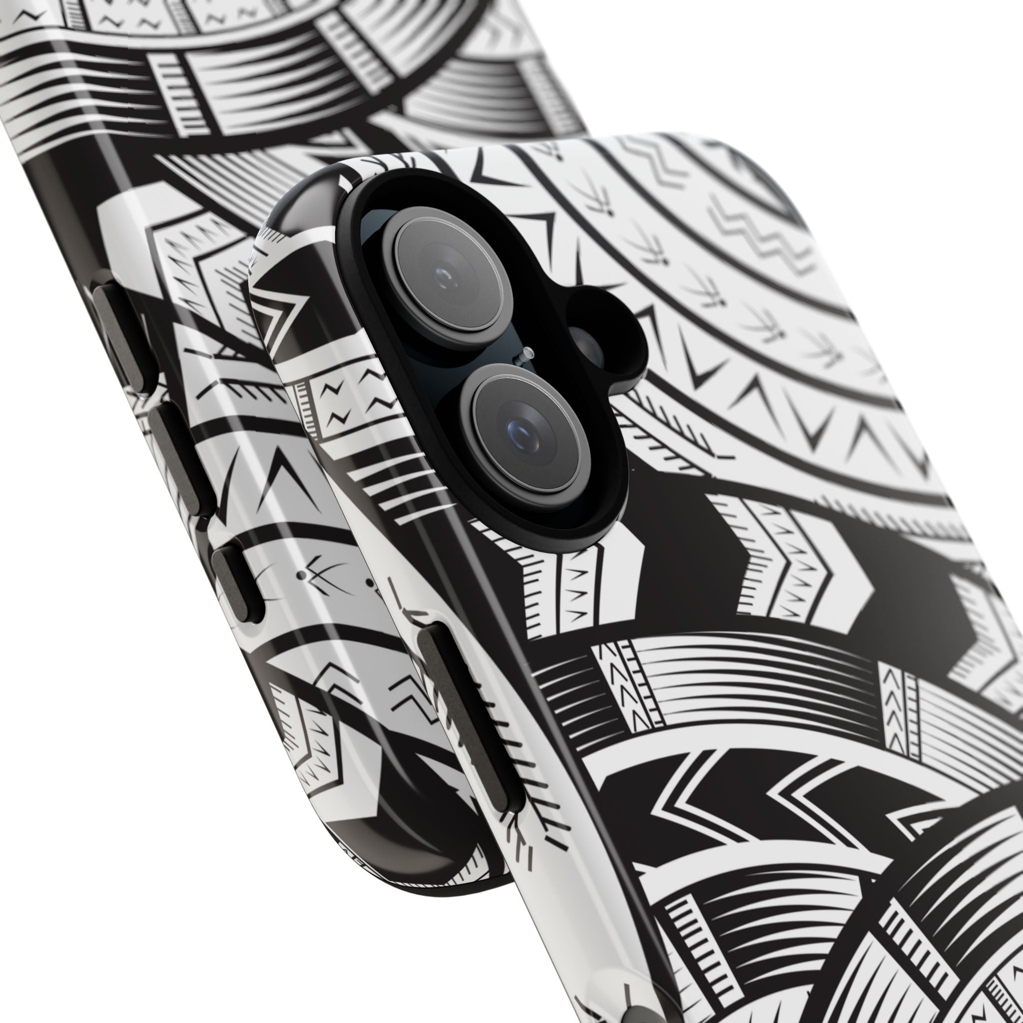 Black and White Tatau Phone Case