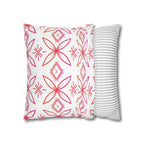 Fuli (Pink & Orange) Square Pillow Case