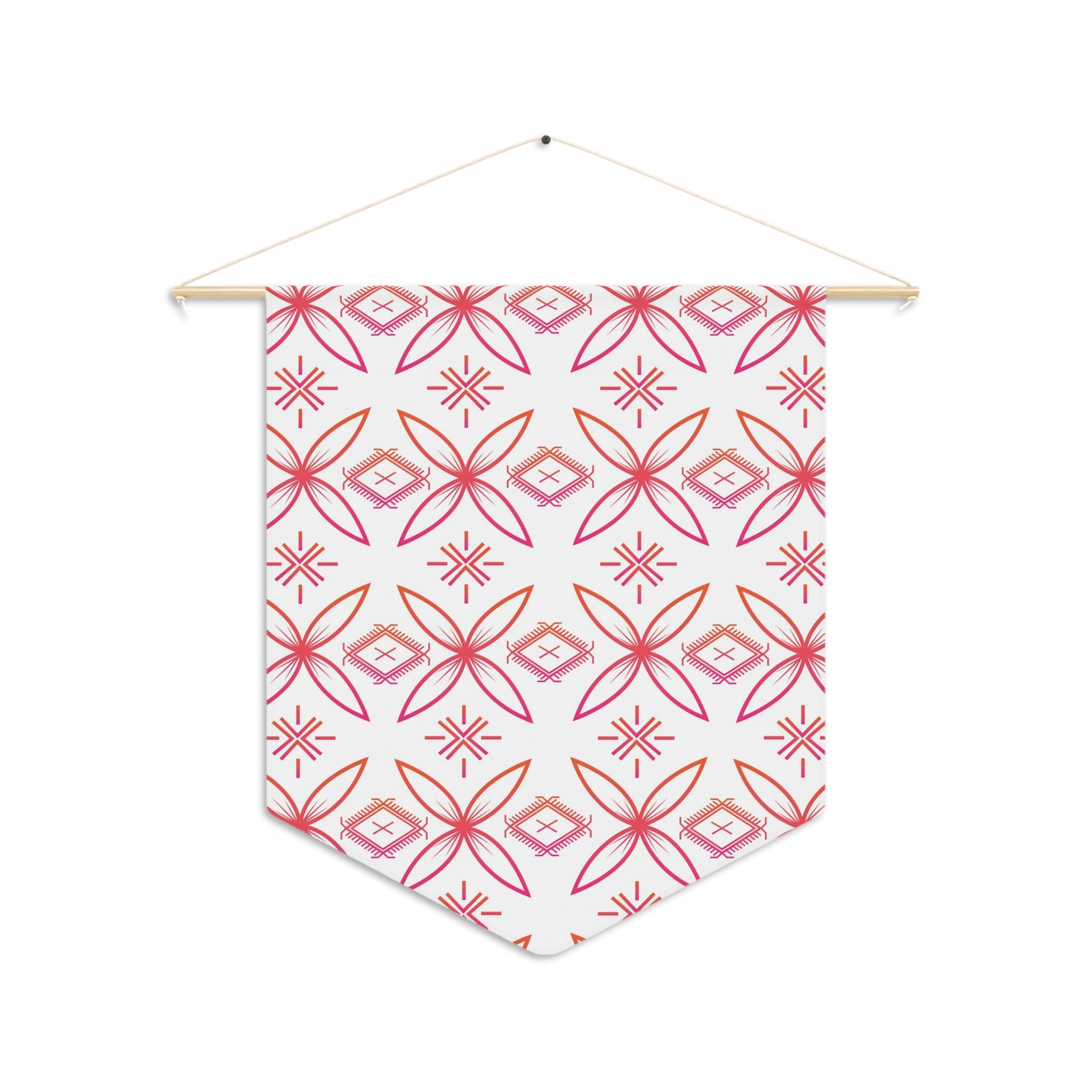 Fuli (Pink & Orange) Pennant Banner