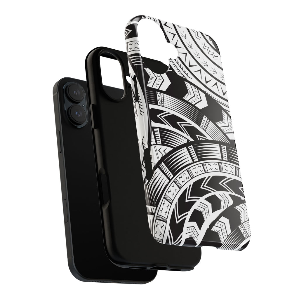 Black and White Tatau Phone Case