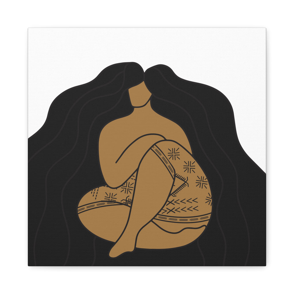 Samoan Malu and Long Hair Don't Care Canvas
