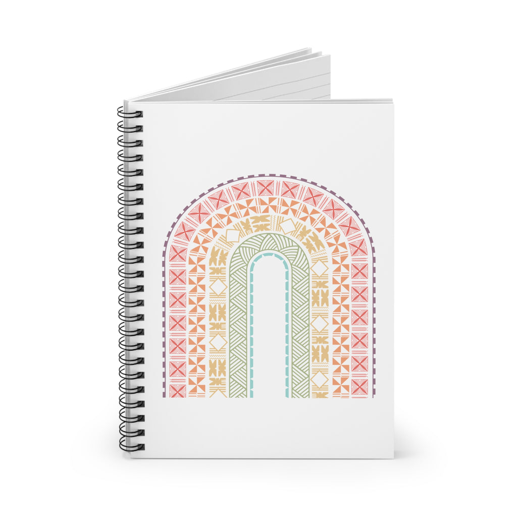 Tapa Rainbow Spiral Notebook