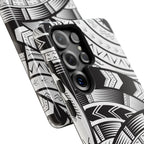 Black and White Tatau Phone Case