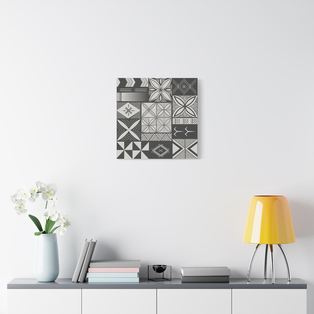 Maluelue (Black & Grey) Canvas