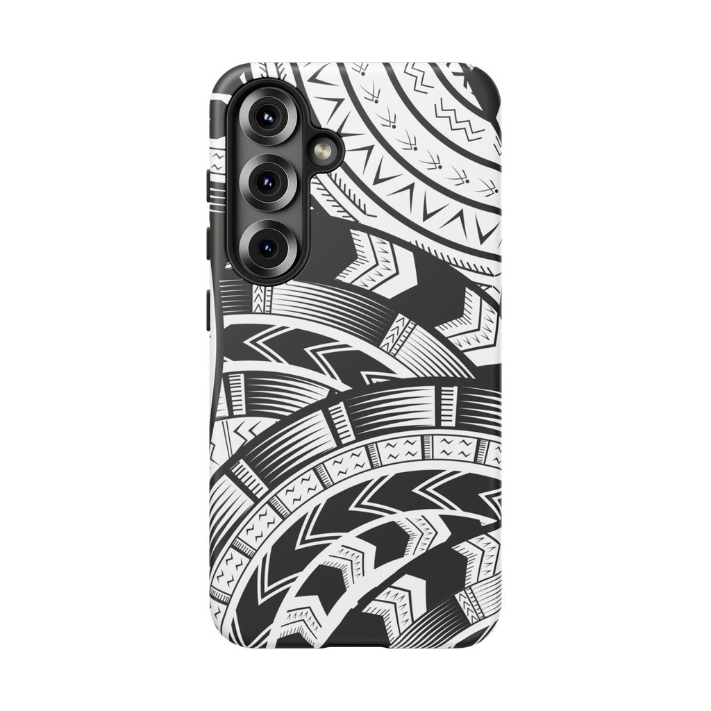 Black and White Tatau Phone Case
