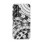 Black and White Tatau Phone Case