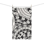 Black and White Tatau Tea Towel