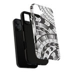 Black and White Tatau Phone Case