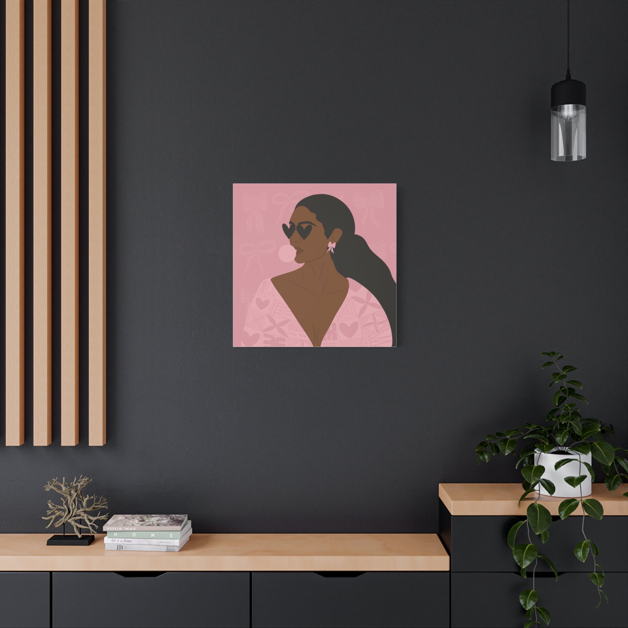 Power in Pink Canvas