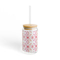 Fuli (Pink & Orange) Sipper Glass