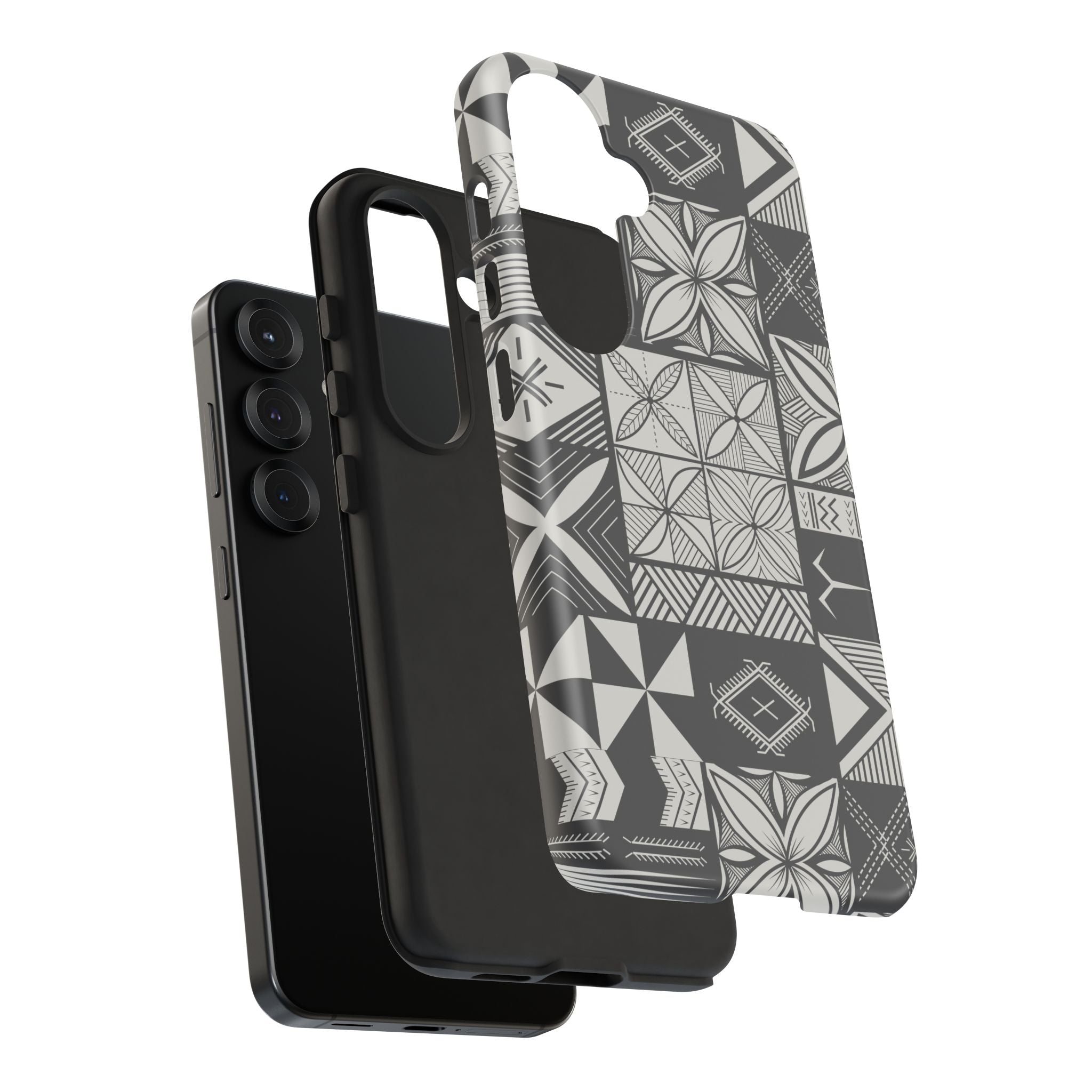 Maluelue (Black & Grey) Phone Case