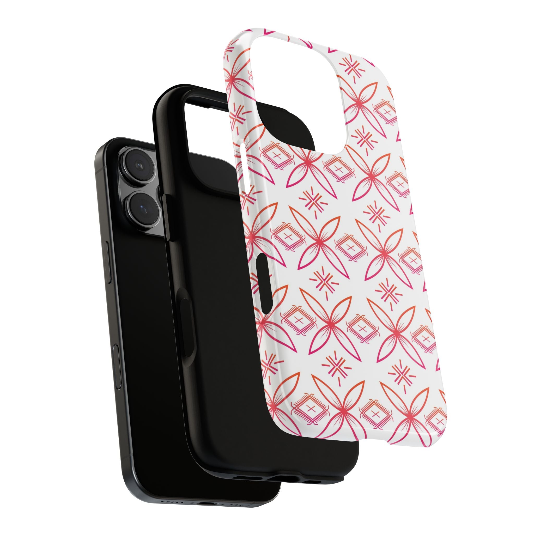 Fuli (Pink & Orange) Phone Case