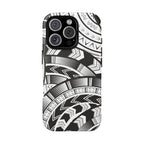Black and White Tatau Phone Case