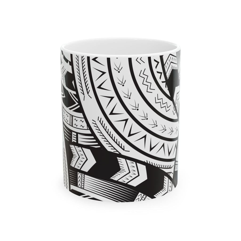 Black and White Tatau Mug