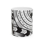 Black and White Tatau Mug