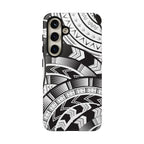 Black and White Tatau Phone Case