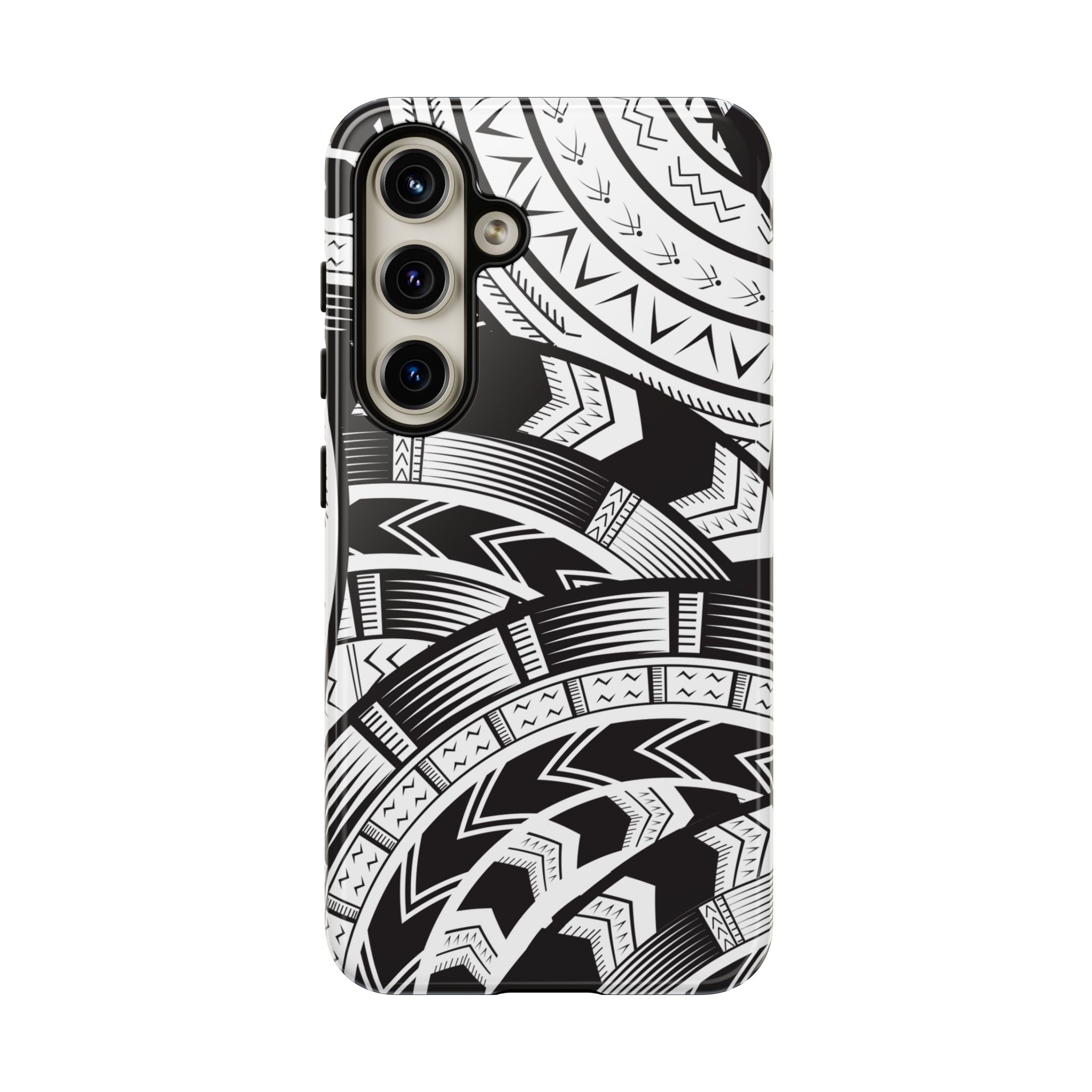 Black and White Tatau Phone Case