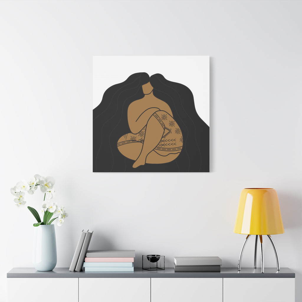 Samoan Malu and Long Hair Don't Care Canvas