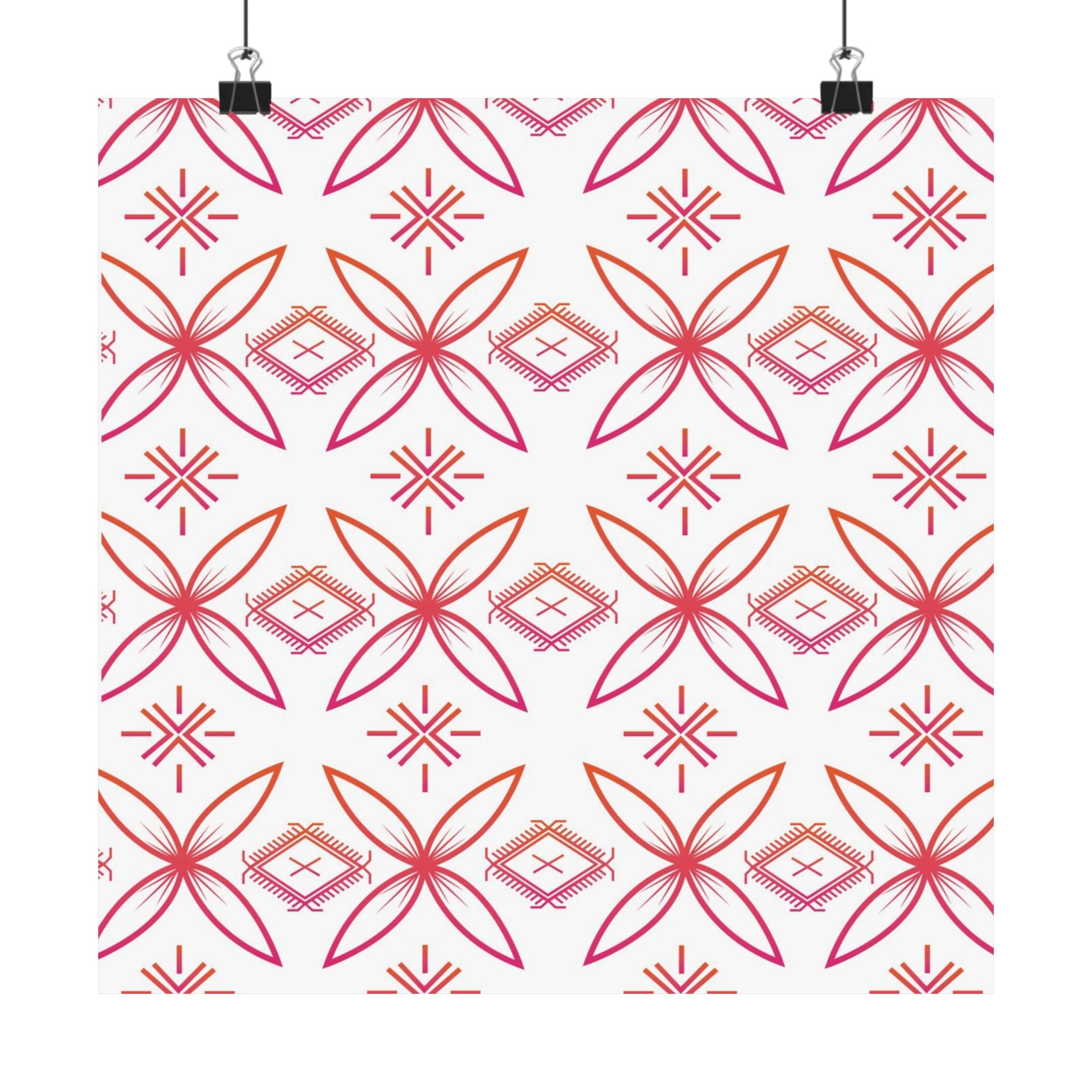 Fuli (Pink & Orange) Poster