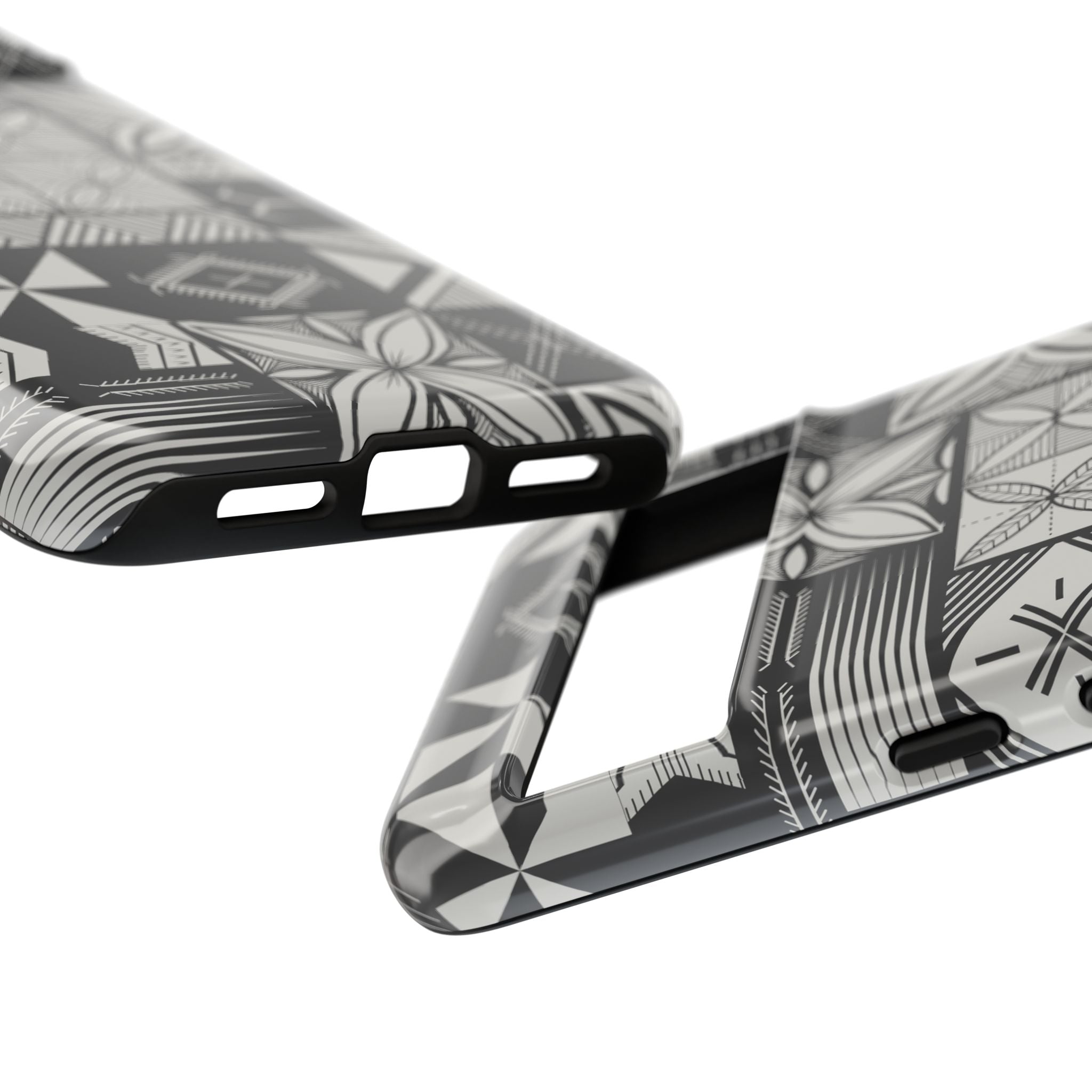 Maluelue (Black & Grey) Phone Case