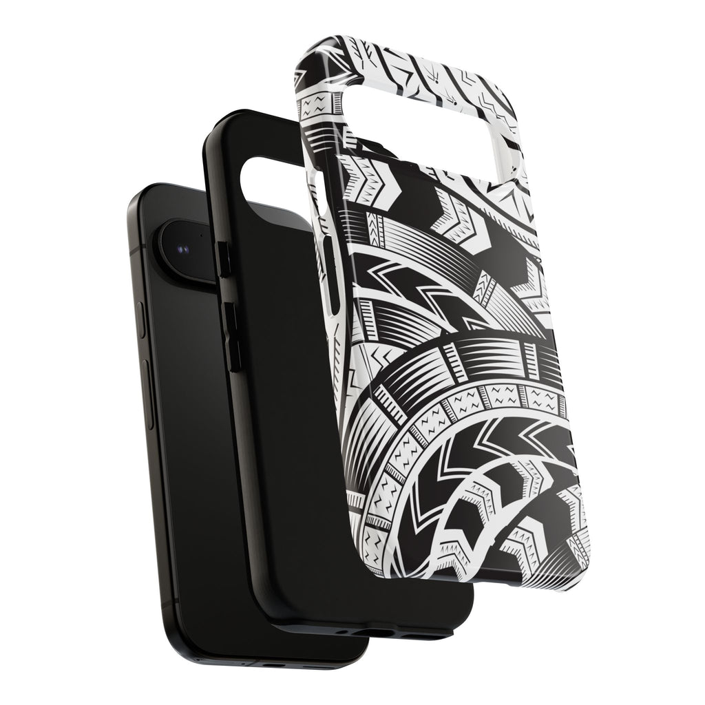 Black and White Tatau Phone Case