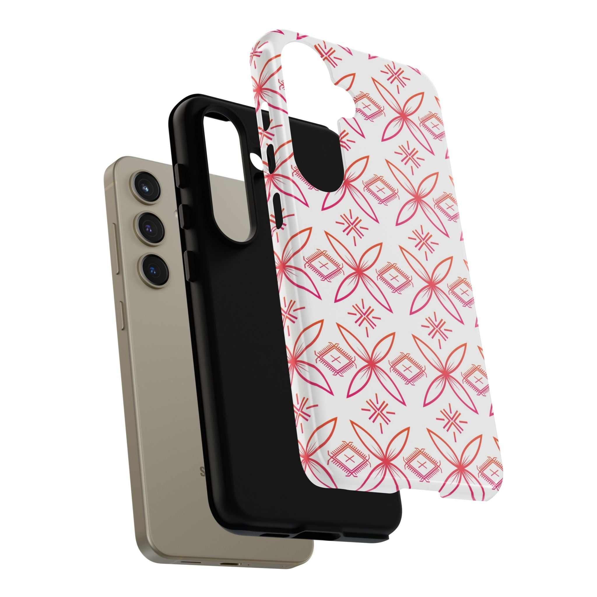 Fuli (Pink & Orange) Phone Case