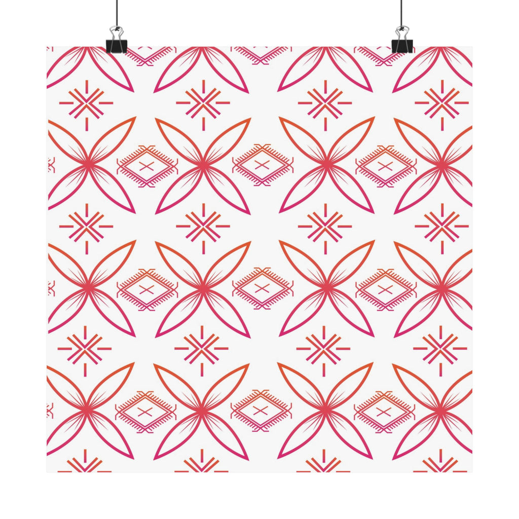 Fuli (Pink & Orange) Poster