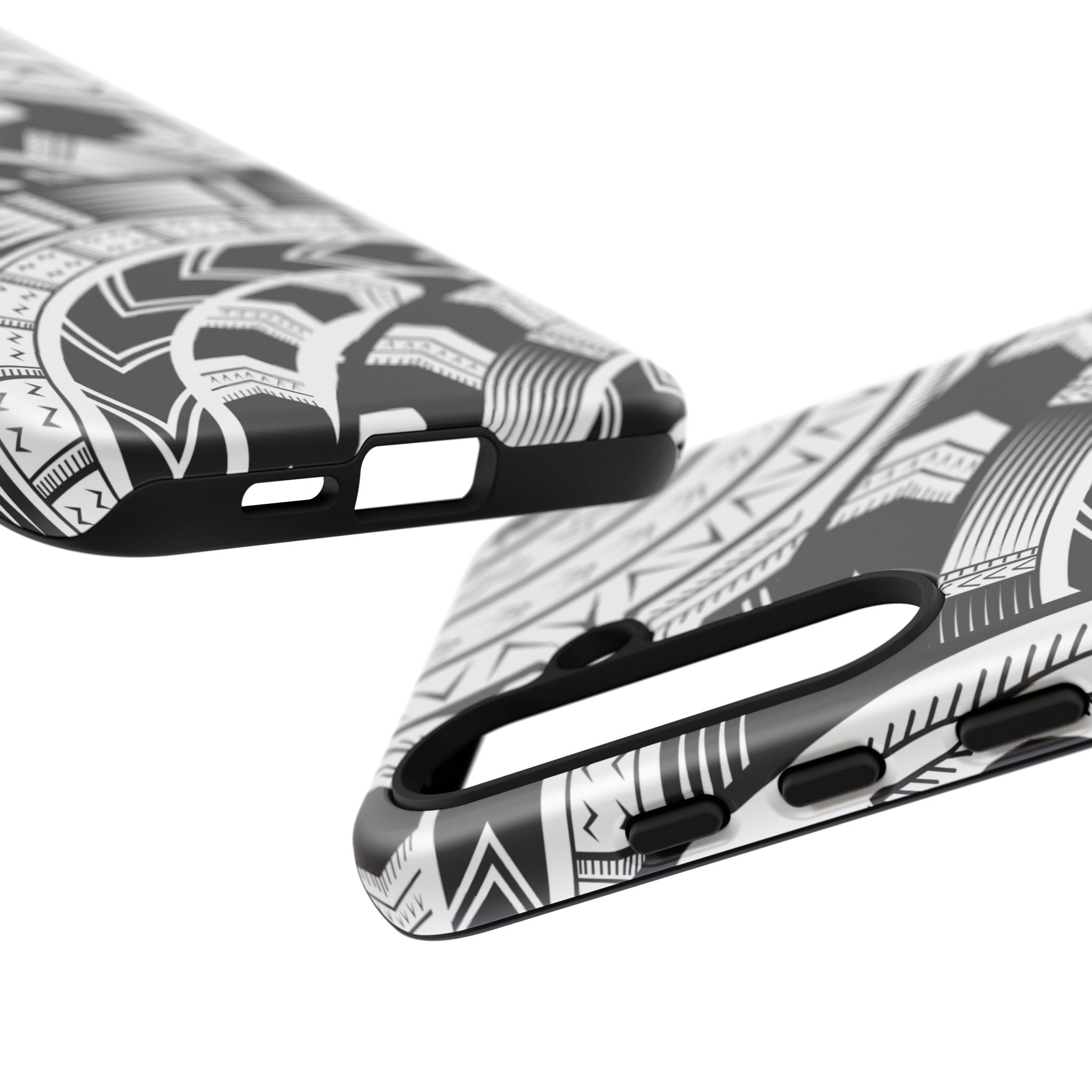 Black and White Tatau Phone Case