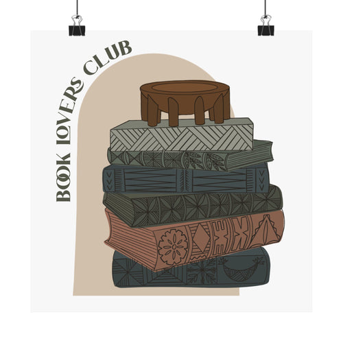 Book Lovers Club Poster