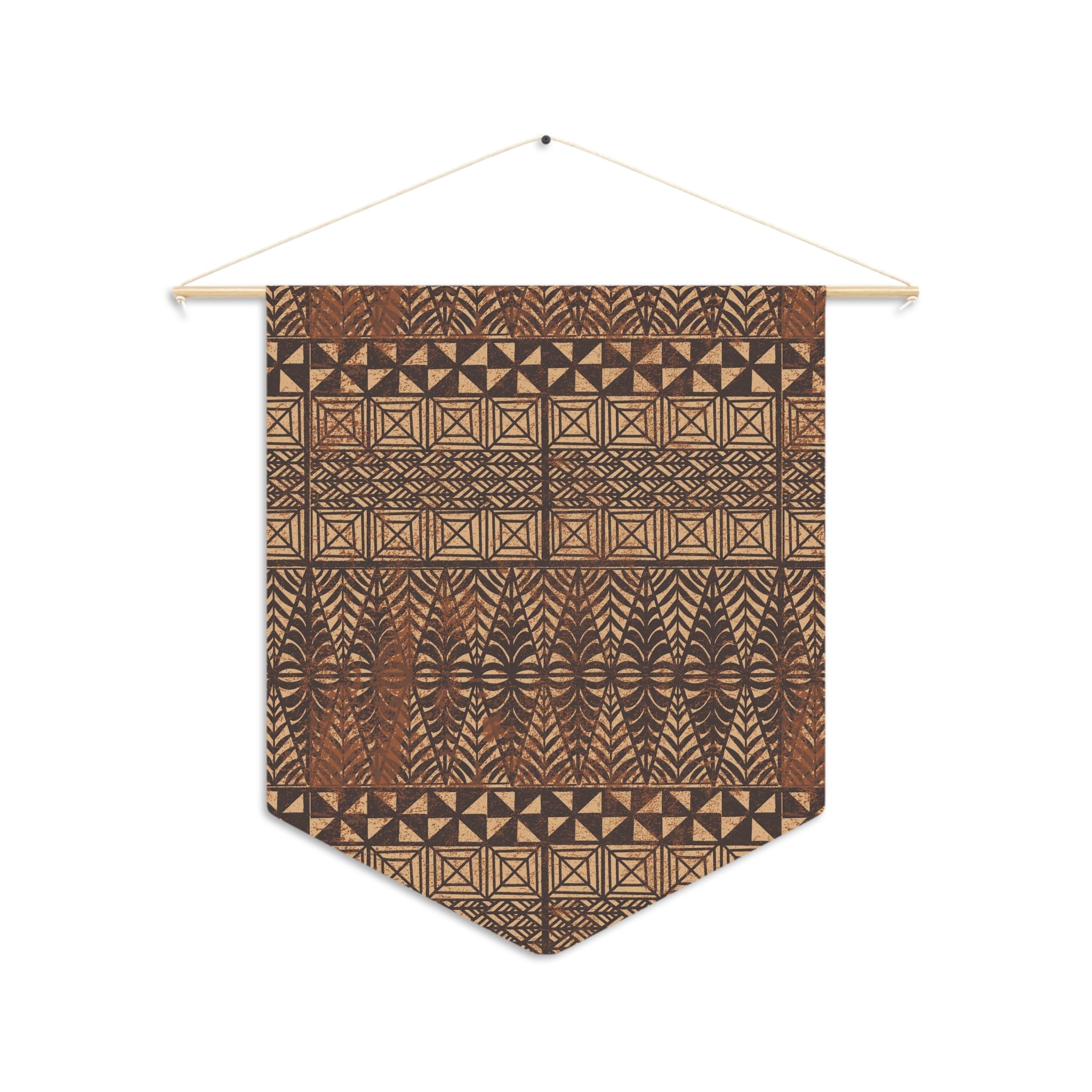 Tongan Ngatu Pennant Banner