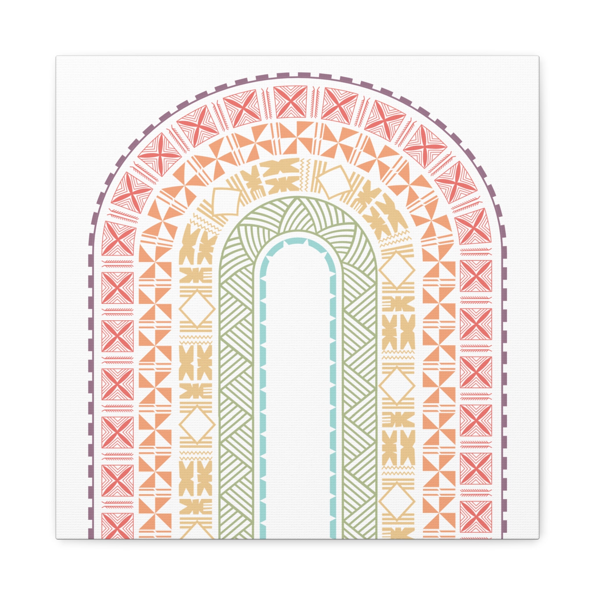 Tapa Rainbow Canvas