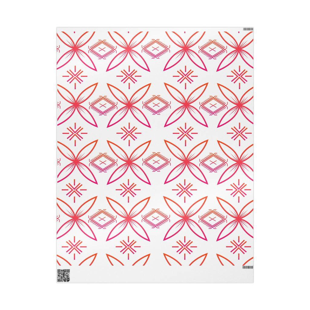 Fuli (Pink & Orange) Wrapping Paper
