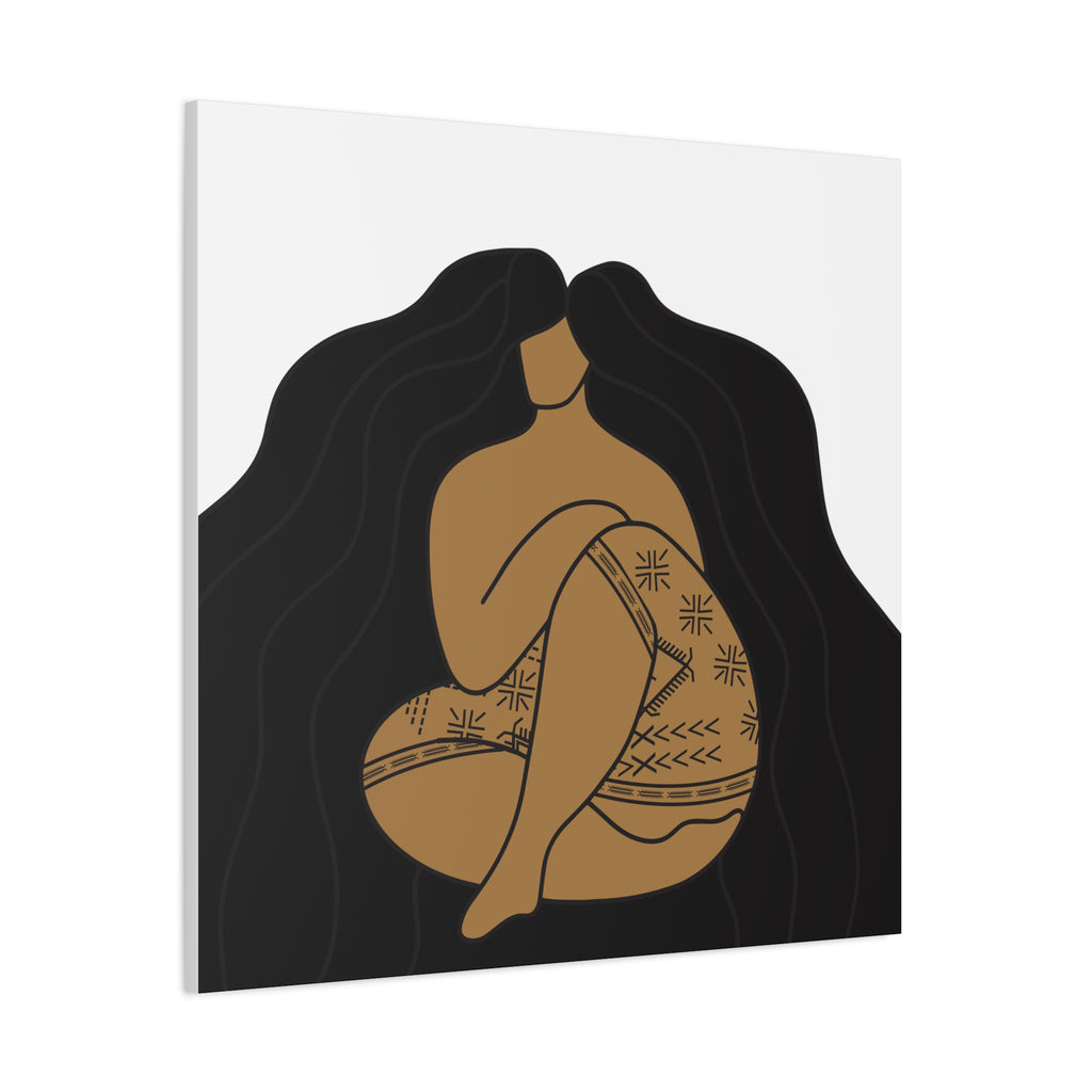 Samoan Malu and Long Hair Don't Care Canvas