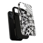 Black and White Tatau Phone Case