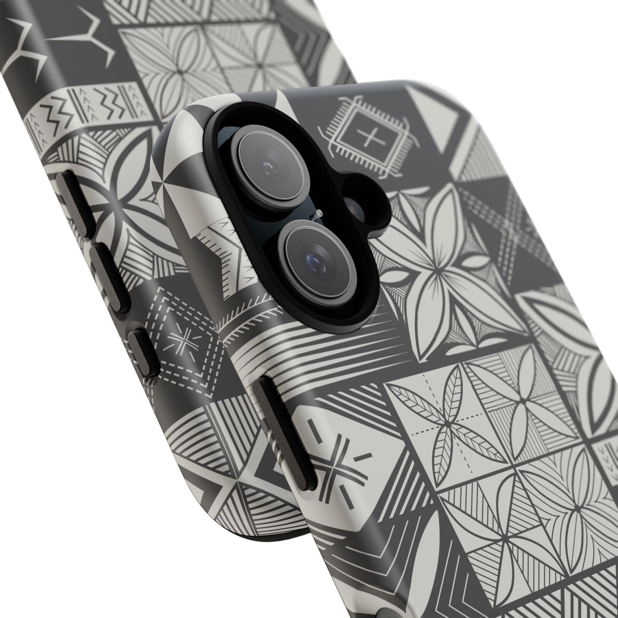 Maluelue (Black & Grey) Phone Case