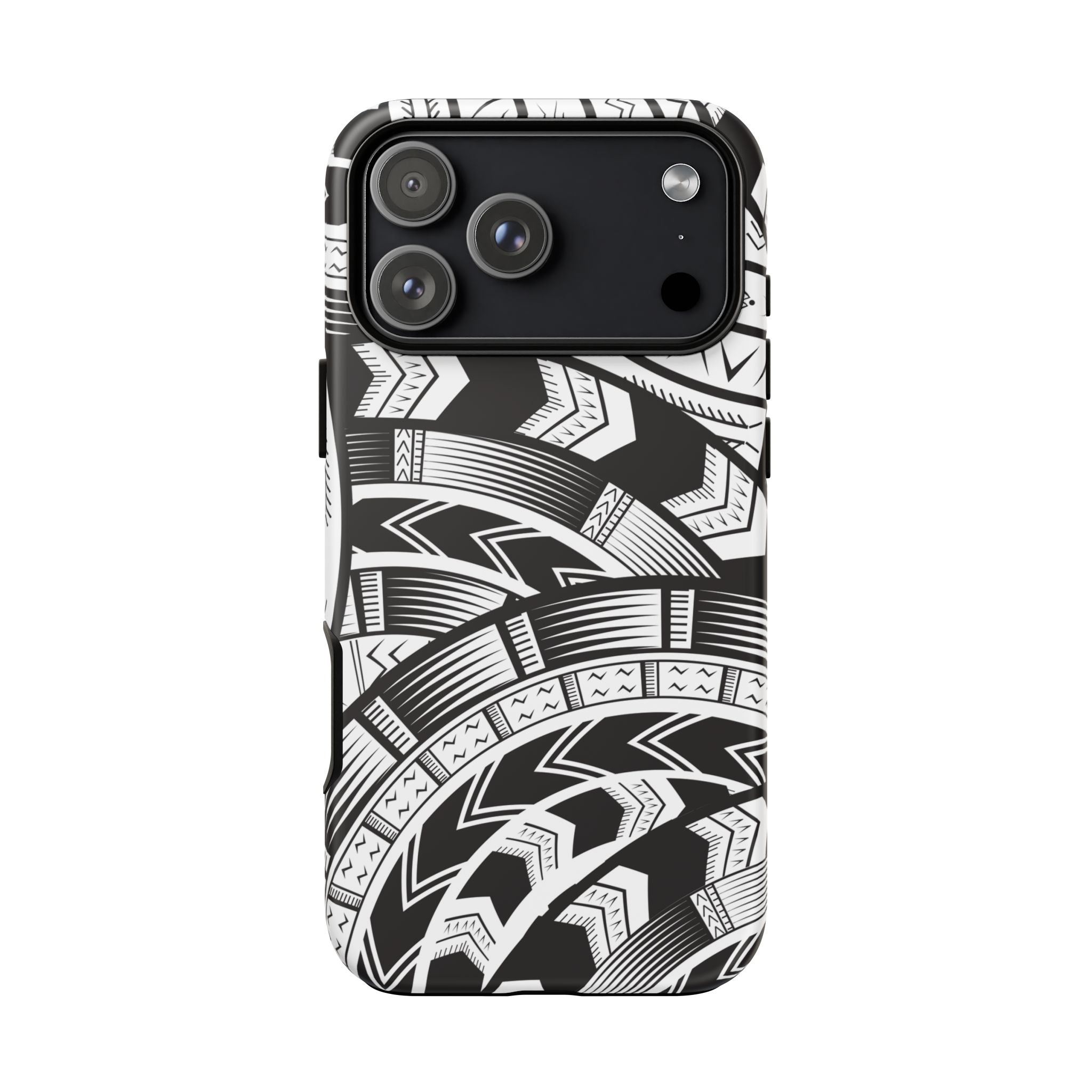 Black and White Tatau Phone Case