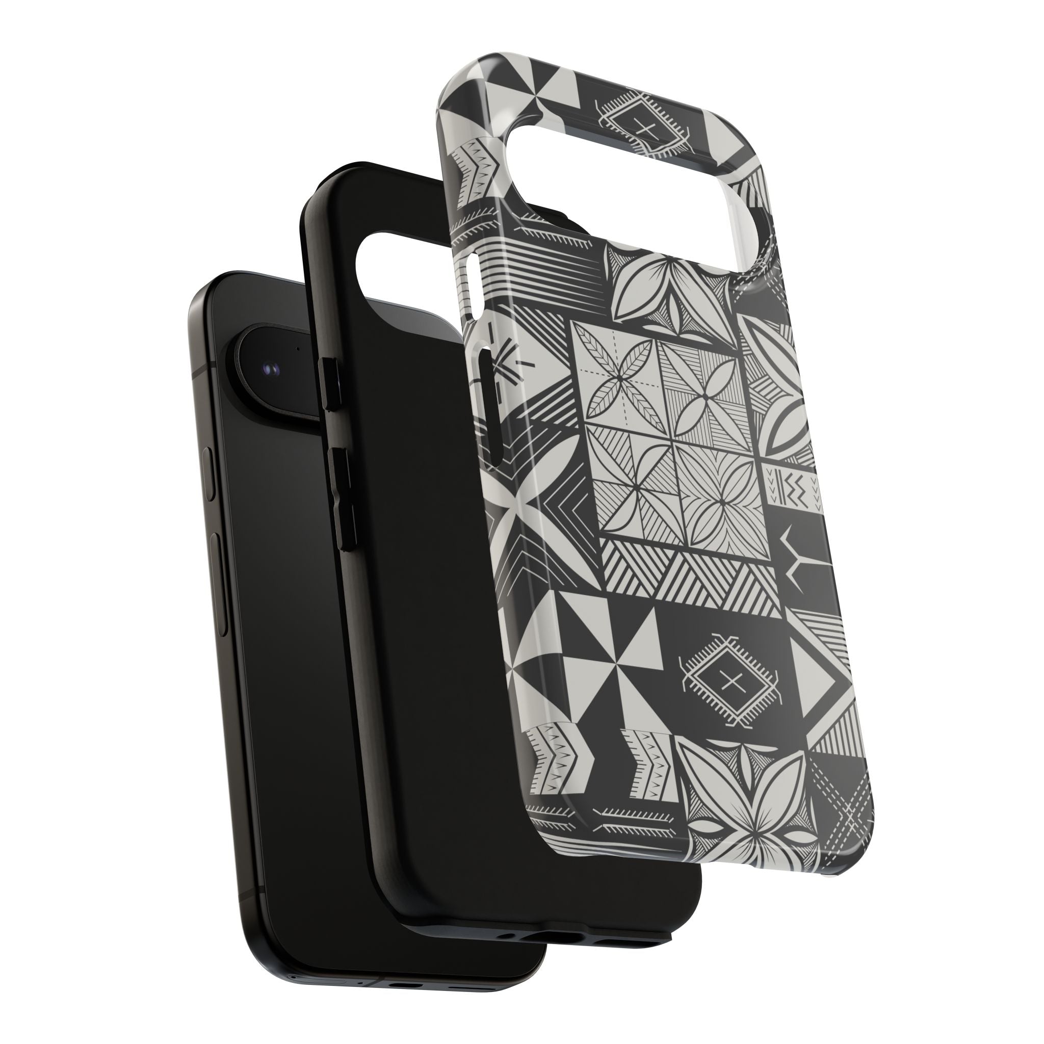 Maluelue (Black & Grey) Phone Case