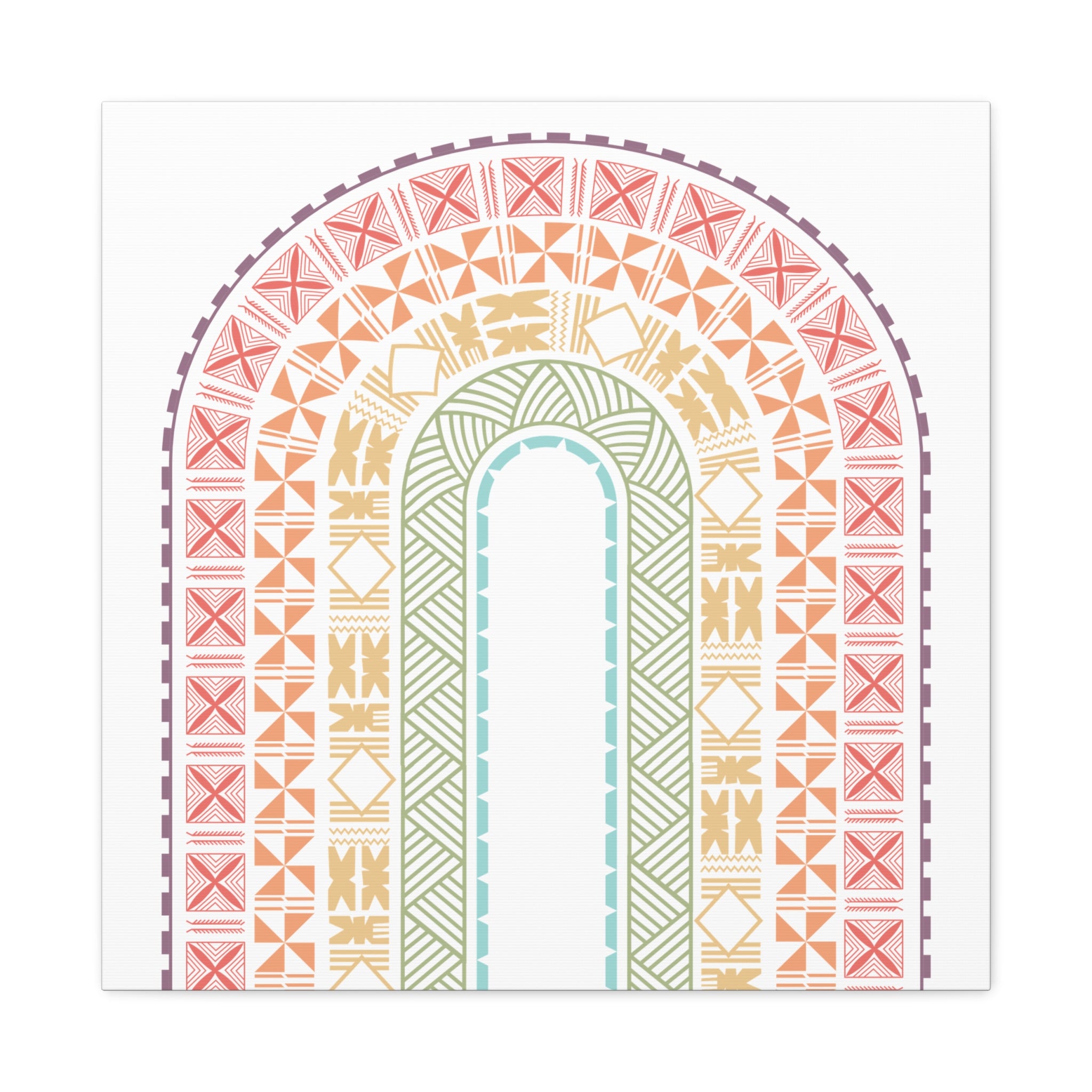 Tapa Rainbow Canvas