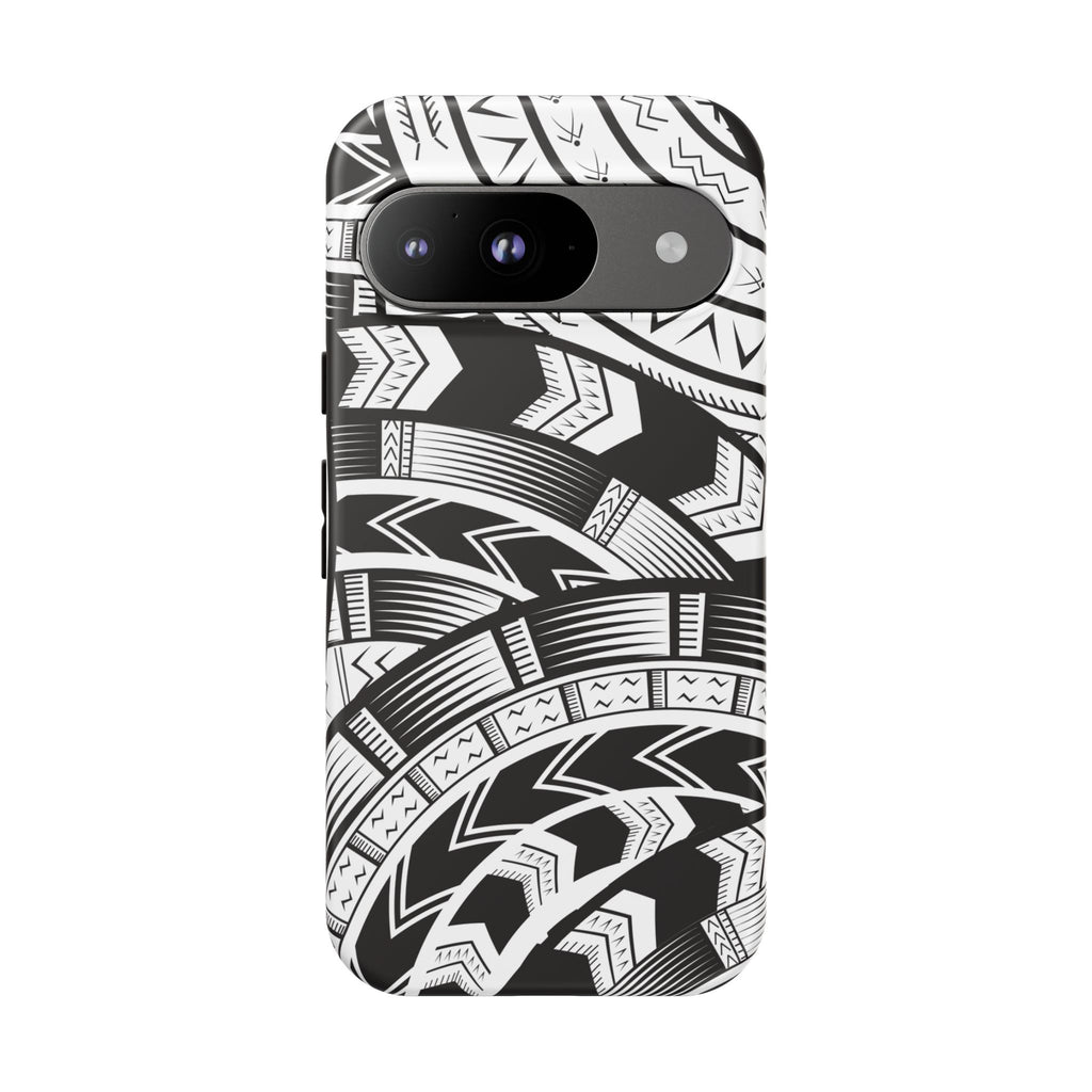 Black and White Tatau Phone Case