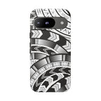 Black and White Tatau Phone Case