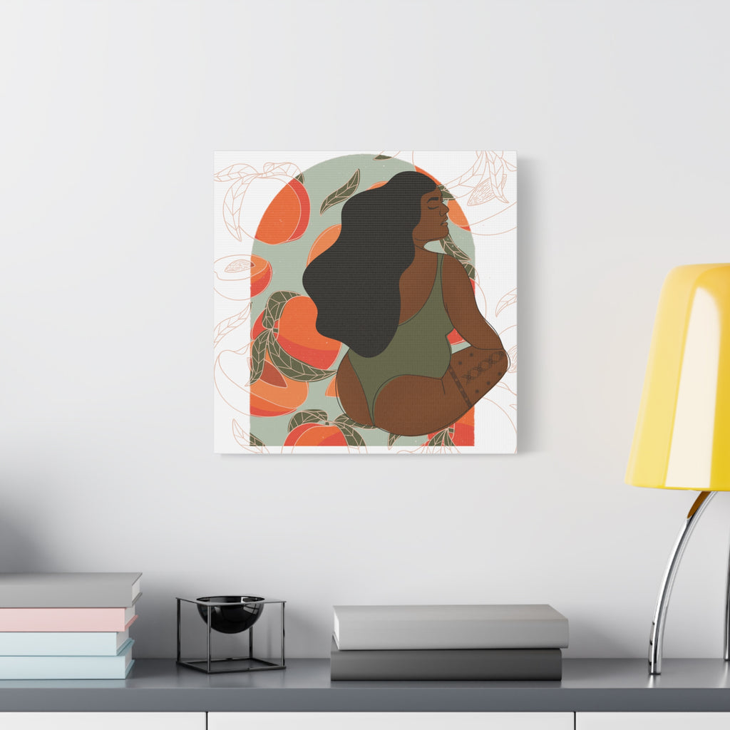 Peach Season Canvas