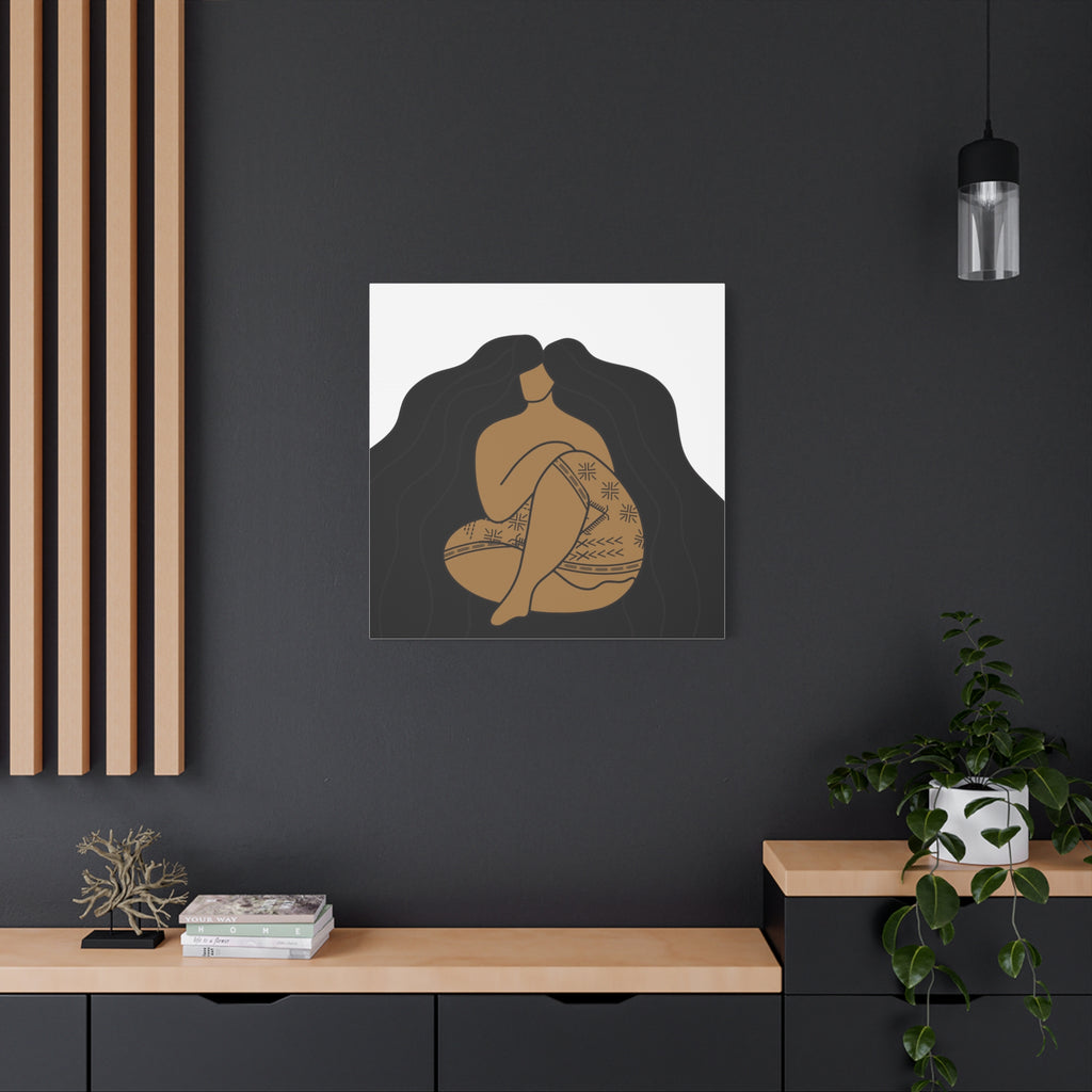 Samoan Malu and Long Hair Don't Care Canvas