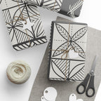 Maluelue (Black & Grey) Wrapping Paper