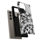 Black and White Tatau Phone Case