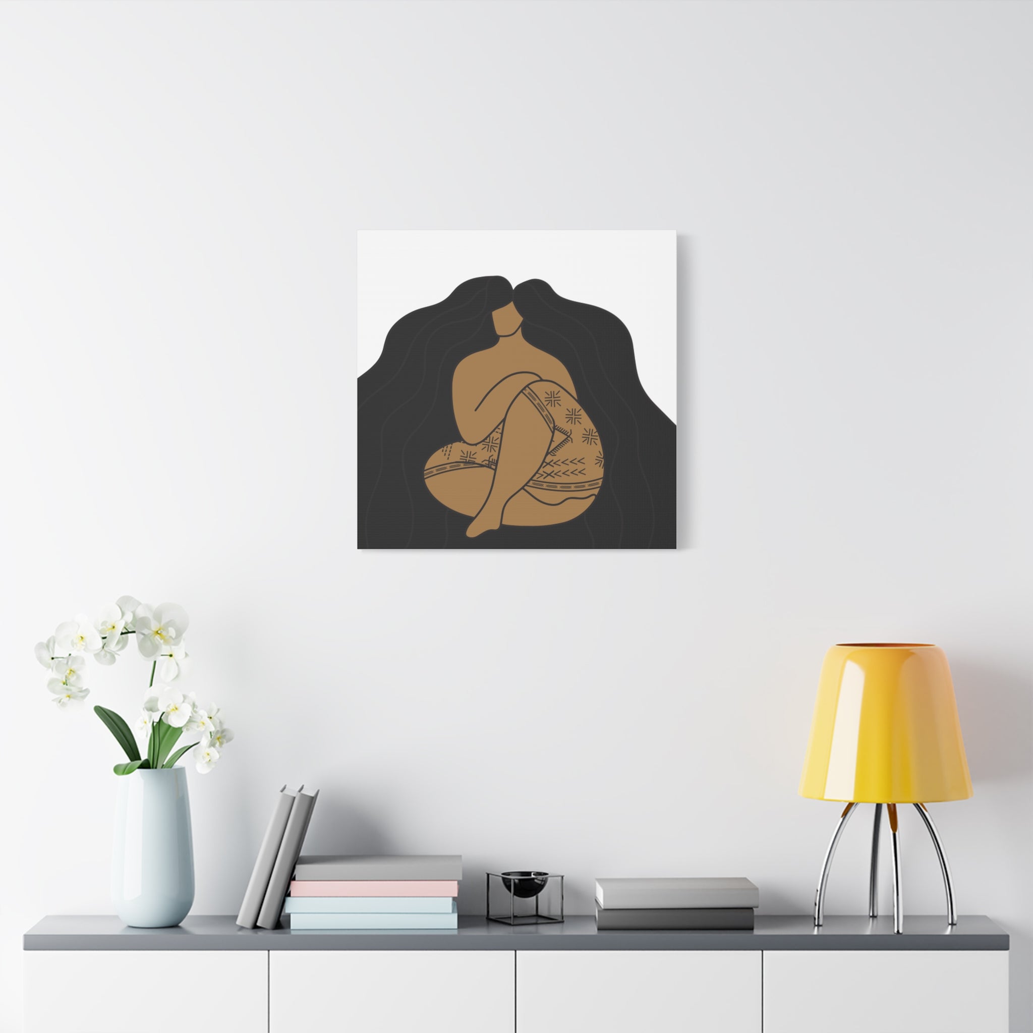 Samoan Malu and Long Hair Don't Care Canvas