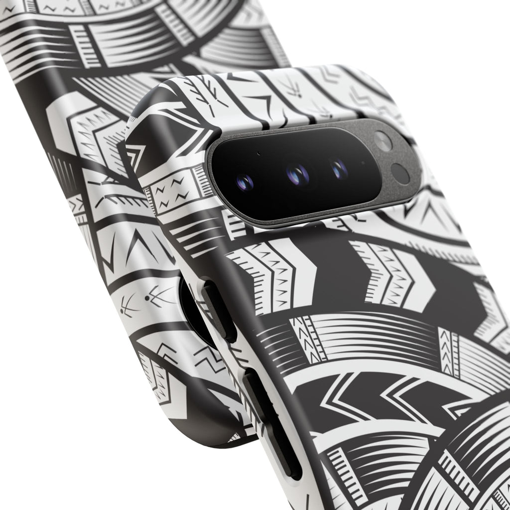 Black and White Tatau Phone Case