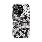 Black and White Tatau Phone Case