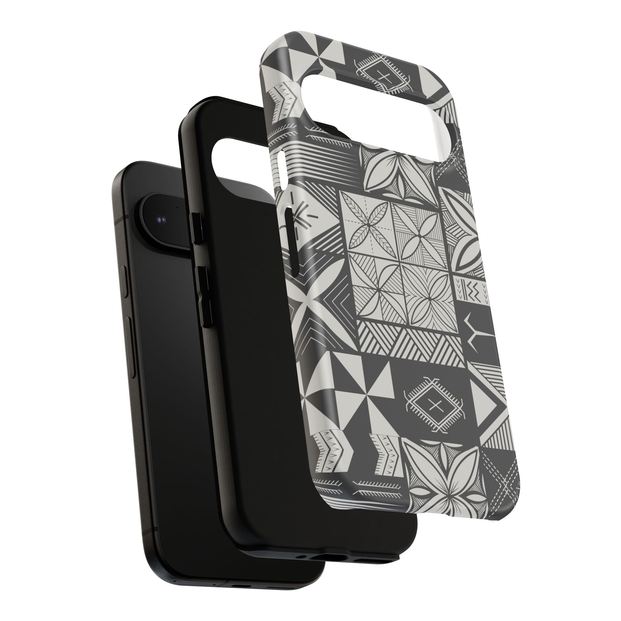 Maluelue (Black & Grey) Phone Case