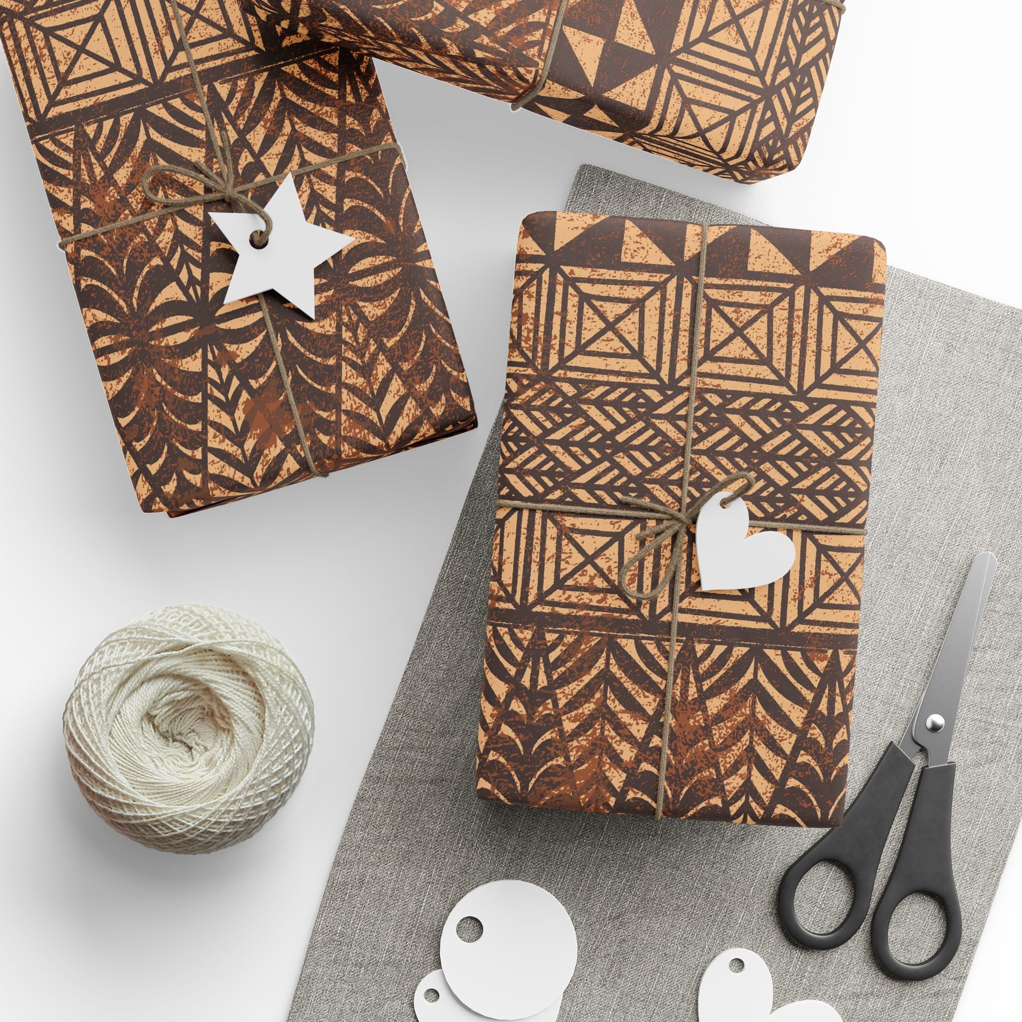 Tongan Ngatu Wrapping Paper
